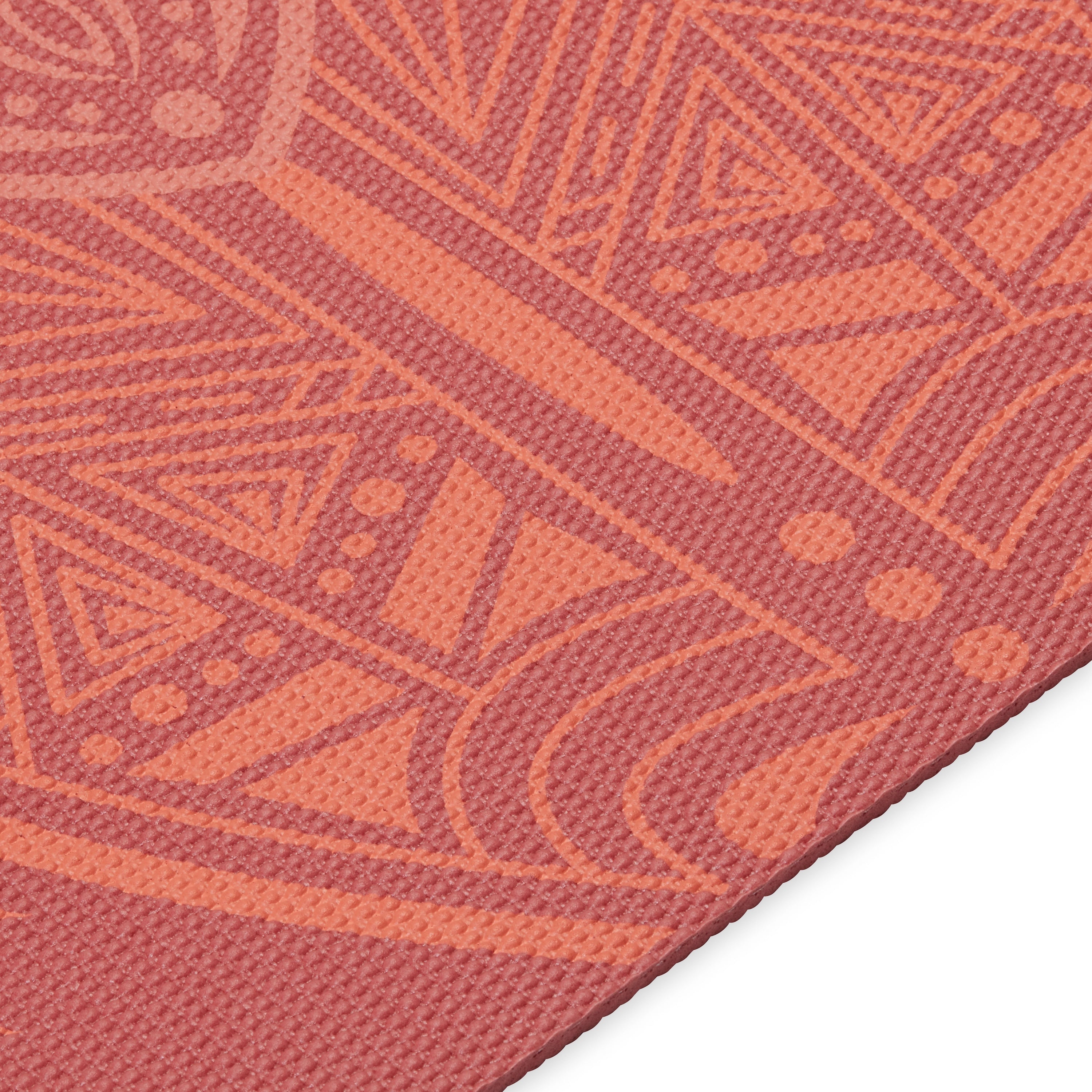 Gaiam Premium Reversible Changing Petals Yoga Mat (6mm) closeup