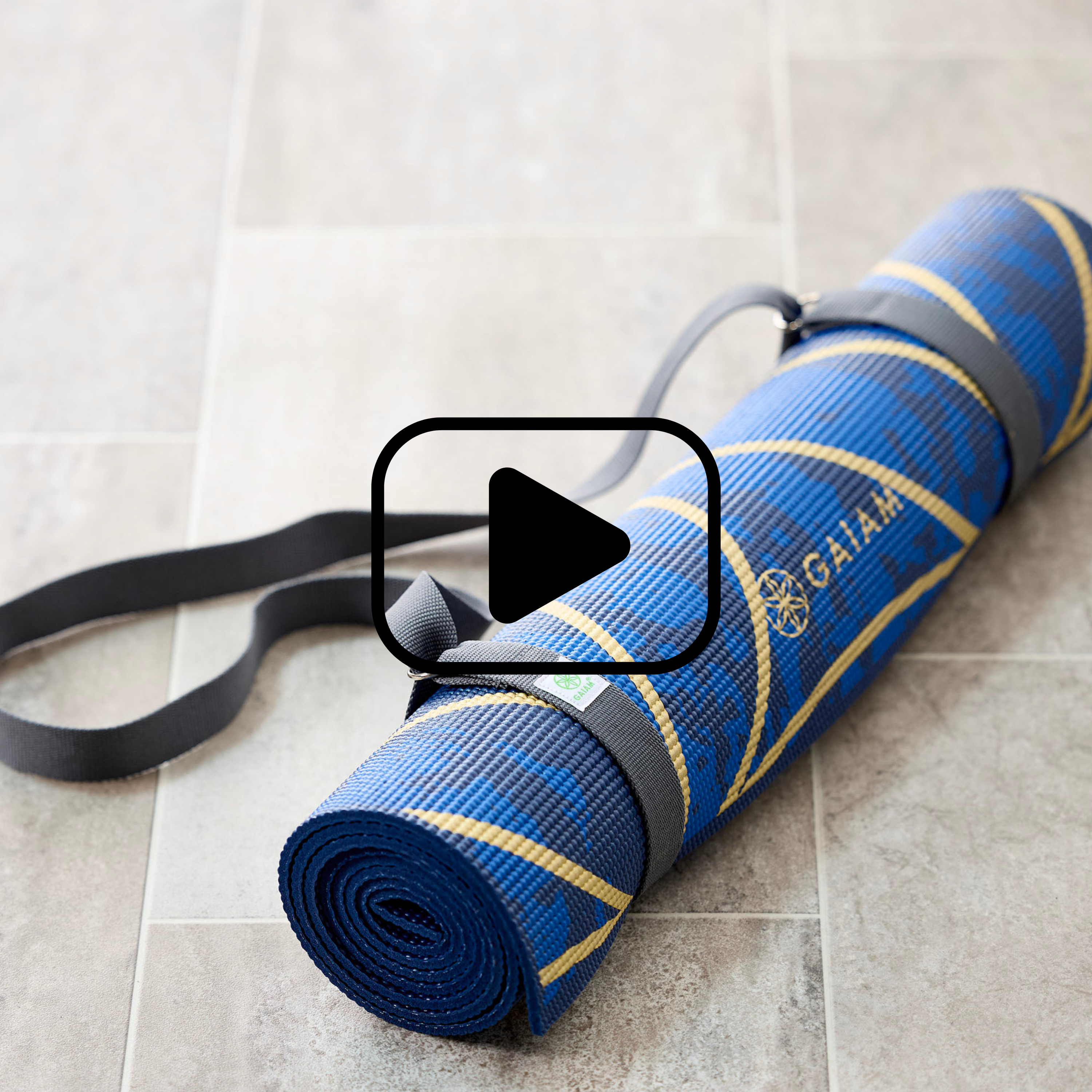 Easy-Cinch Yoga mat video